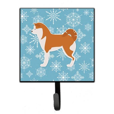 Carolines Treasures Winter Snowflake Akita Leash or Key Holder BB3572SH4